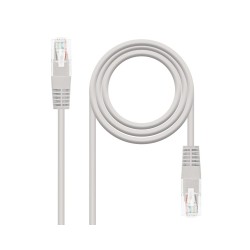 CABLE DE RED LATIGUILLO RJ45 CAT.5E UTP AWG24 25 CM GRIS NANOCABLE
