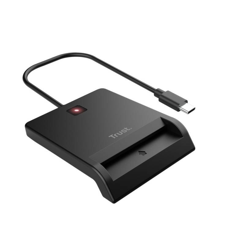 LECTOR TARJETAS EXTERNO USB-C PRIMO NEGRO TRUST