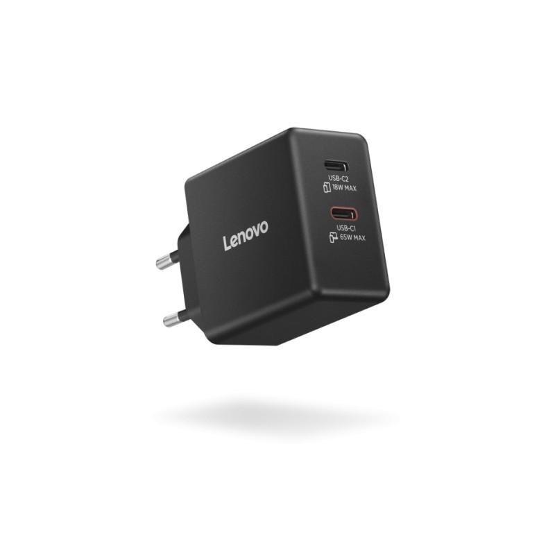 CARGADOR DE PORTATIL USB-C GAN DUAL 65W LENOVO