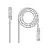 CABLE DE RED LATIGUILLO RJ45 UTP CAT6A AWG24 10 M GRIS NANOCABLE