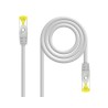 CABLE DE RED LATIGUILLO RJ45 SFTP CAT6A AWG26 7 M GRIS NANOCABLE