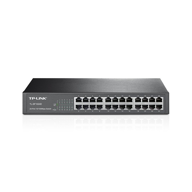TP-LINK SWITCH 24 PORT 10/100 RACK 13''