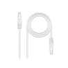 CABLE DE RED LATIGUILLO RJ45 CAT.5E UTP AW24 5 M BLANCO NANOCABLE