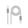 CABLE DE RED LATIGUILLO RJ45 CAT.5E FTP AWG24 2M GRIS NANOCABLE